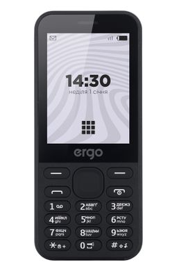 Мобільний телефон Ergo F284 Balance Dual Sim Black