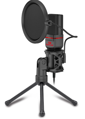 Игровой стрим микрофон Redragon Seyfert GM100 3.5 мм mini-jack (77638)