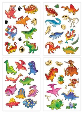 Набір дитячих тимчасових татуювань Dodo Час динозаврів (301104)