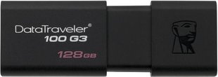 Флеш-драйв Kingston USB 3.0 128GB DT 100 G3 Black