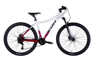 Велосипед AL 27,5" Leon XC LADY 80 HDD рама-18" білий з малиновим 2025