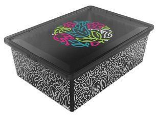 Контейнер Qutu Light Box Flouresent Grey, 25 л