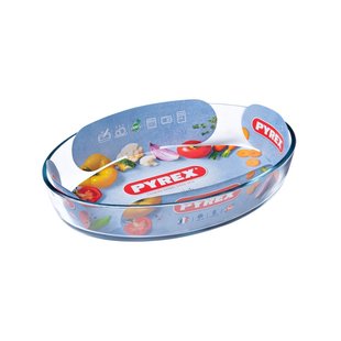 Форма с/к Pyrex ESSENTIALS форма стекл. овал. 25х17х6см (1,6л) (222B000)