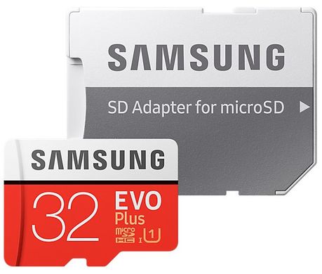 Карта памяти Samsung microSDHC 32GB UHS-I U1 EVO Pus (MB-MC32GA/RU)
