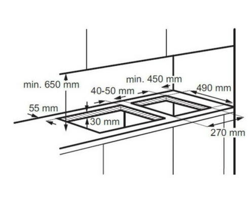 Варильна поверхня газова Electrolux EGG3322NVX