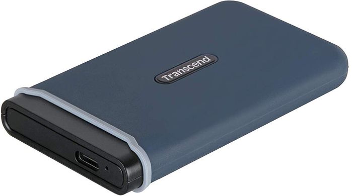 SSD накопитель Transcend ESD370C 1TB USB 3.1 Type-C 3D NAND TLC (TS1TESD370C) Navy Blue