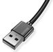 Кабель T-Phox Nets T-M801 Micro USB - 0.3m (Чорний) фото 2