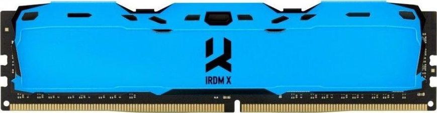 Оперативна пам'ять GoodRam DDR4 8GB 3200MHz IRDM X BLUE (IR-XB3200D464L16SA/8G)