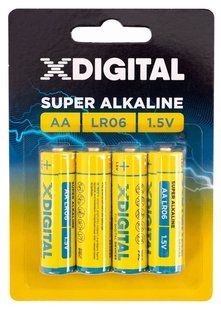 Батарейка X-Digital LR 06 1x4 шт.