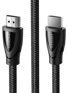 Кабель Ugreen HD140 8K HDMI 2.1 Cable Braided 3m (Black)