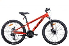 Велосипед 24" Leon JUNIOR AM DD 2021 (червоний)