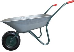 Тачка садова одноколісна WB6407A, об'єм вода/пісок 65/142 л, вантажопідйомність 120 кг, вага 8 кг