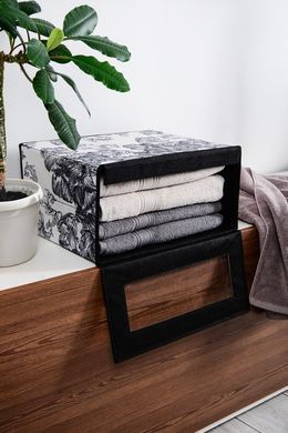 Органайзер Idea Home NP-256 Anthracite Flowers 40x32x20 см