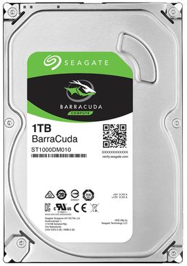 Жесткий диск Seagate BarraCuda HDD 1TB 7200rpm 64Mb SATAIII ST1000DM010