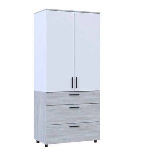 Шафа для одягу Doros Торн Сосна Натті/Білий 2 (DRS-012000)
