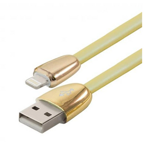 USB Кабель EVOC GLITTER SERIES Lightning Quick Cable золотой