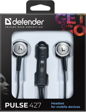 Навушники Defender (63427)Pulse 427 Black/Silver