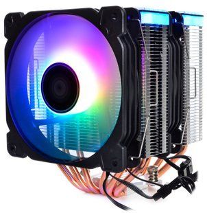 Вентилятор Qube Кулер проц. QB-OL2000GT (120mm/4pin/3pin 5V ARGB)