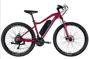 Велосипед з електроприводом 27.5" AL Formula eALPINA DD FR рама-17" 36B 12.5А*г 500Вт рожево-синій 2026