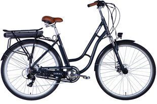 Велосипед з електроприводом 28" AL Dorozhnik eCORAL DD FR рама-19" 48B 17.5А*г 500Вт темно-сірий 2026