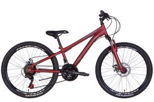 Велосипед 24" Discovery RIDER AM DD 2022 (красно-черный (м))