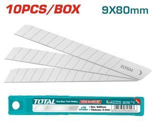 Лезвие TOTAL THT5190901 лезвия для ножей 9мм, 10 шт.