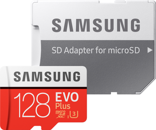 Карта памяти Samsung microSDHC 128GB EVO Plus UHS-I U3 Class10 (MB-MC128HA/RU) + SD адаптер