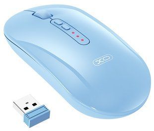 Миша XO M13 BT Silent, Блакитний