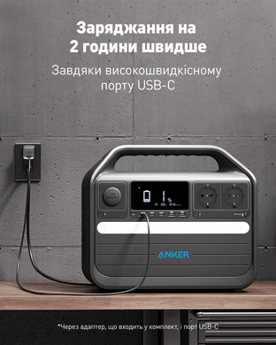 Портативная зарядная станция Anker 555 PowerHouse