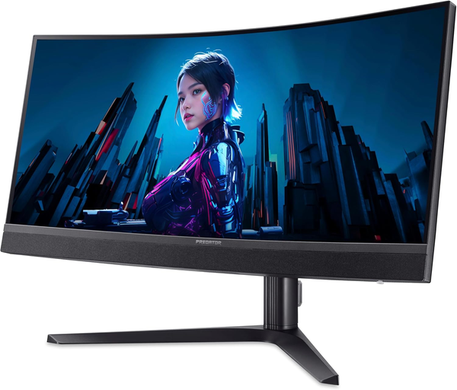 Монiтор 34" Acer Predator X34V3bmiiphuzx (UM.CXXEE.301) Black