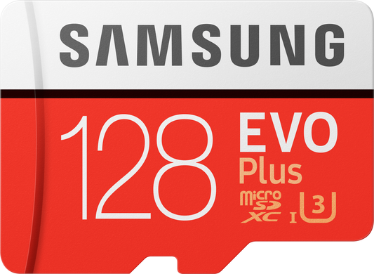 Карта пам'ятi Samsung microSDHC 128GB EVO Plus UHS-I U3 Class10 (MB-MC128HA/RU) + SD адаптер
