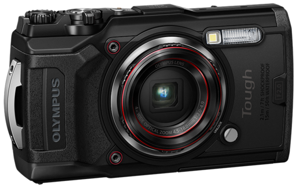 Цифровая камера Olympus TG-6 Black (Waterproof – 15m; GPS; 4K; Wi-Fi)
