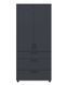 Шафа для одягу Doros Торн Антрацит 2 ДСП/3Ш (штанга) 90х51.6х200 (DRS-012073) фото 4