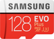 Карта пам'ятi Samsung microSDHC 128GB EVO Plus UHS-I U3 Class10 (MB-MC128HA/RU) + SD адаптер фото 2