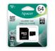 ApAcer microSDXC 64GB UHS-I U3 V30 (AP64GMCSX10U1-R) + SD адаптер фото 3