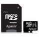 Карта пам'яті ApAcer microSDXC 64GB UHS-I U3 V30 (AP64GMCSX10U1-R) + SD адаптер фото 1