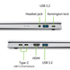 Ноутбук Acer Aspire Go 15 AG15-32P-P7L2 (NX.J8XEU.004) Pure Silver фото 6