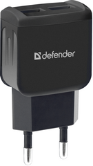 мережева зарядка Defender (83581)UPС-21 2xUSB,5V/2.1А кабель microUSB