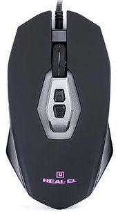 Миша Real-El RM-520 USB Black
