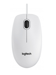 Миша LogITech B100 USB white (910-003360)