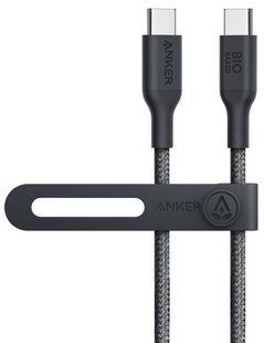 Кабель Anker 544 USB-C to USB-C - 0.9m 140W Bio-Nylon Black