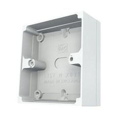 Основа настінної розетки Molex Surface Box UK 1G 28mm White