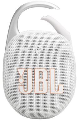 Портативная акустика JBL Clip 5 Белый (JBLCLIP5WHT)