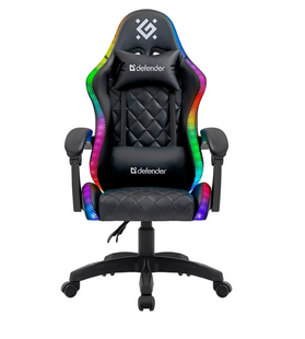Крісло DEFENDER Energy RGB Black (64559)