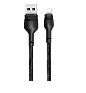 Кабель USB XO NB55 microUSB 1m 3A Black