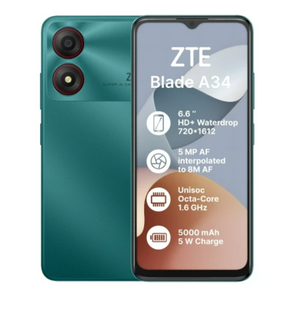 Терминал ZTE Blade A34 4/64GB Green