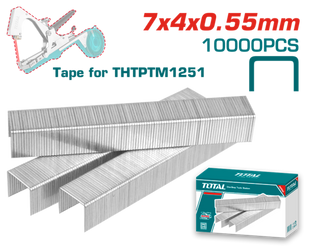Скобы для подвязки TOTAL THTPTM1251S, 10000 шт