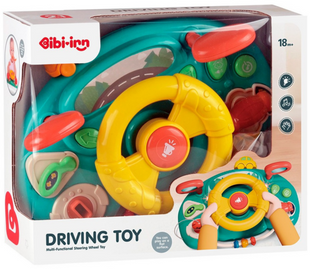 Игрушка Bibi-inn 2в1 Руль со световыми и звуковыми эффектами