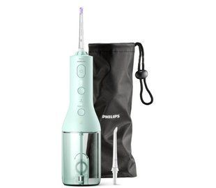 Іригатор Philips портативний Sonicare Cordless Power Flosser 3000, чохол, 2 насадки, м'ятний