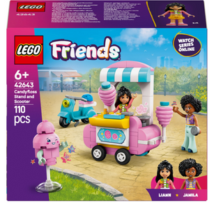 Конструктор LEGO Friends Ятка со сладкой ватой и скутер